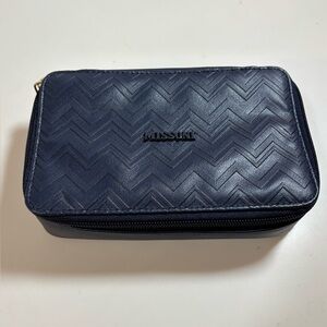 Missoni Navy Chevron Travel Pouch